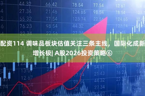配资114 调味品板块估值关注三条主线，国际化成新增长极| A股2026投资策略⑥